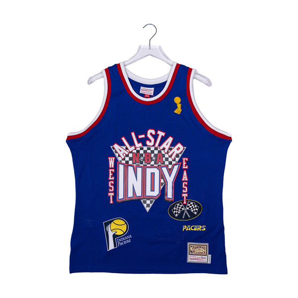 Adult Indianapolis 1985 NBA All-Star Game Highway Jersey by Mitchell and Ness - Front view