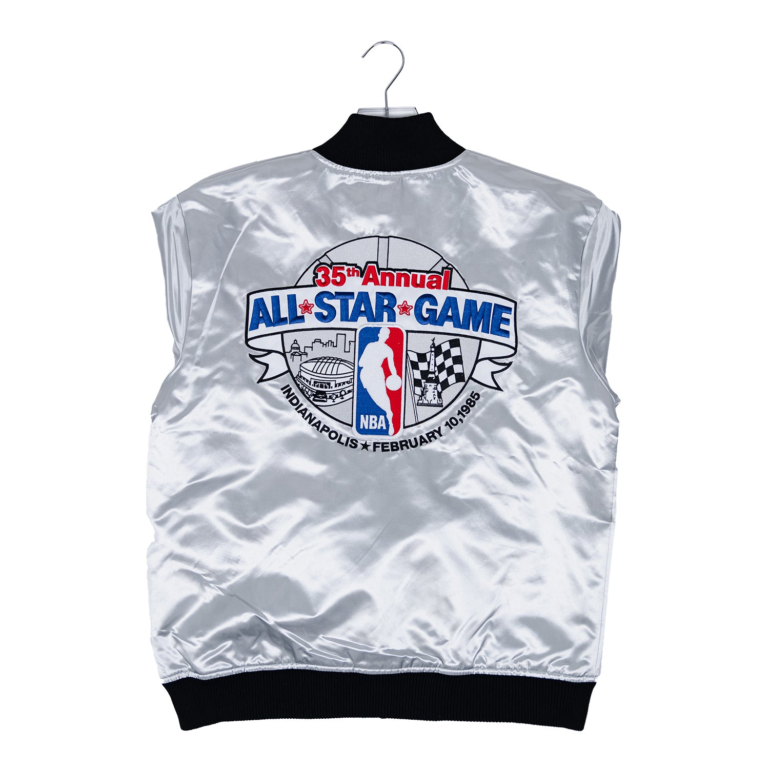 Adult Indianapolis NBA All-Star Weekend 1985 Lightweight Satin