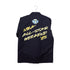 Adult NBA All-Star 2024 Indianapolis Coaches Jacket by Mitchell and Ness in Black - Back View