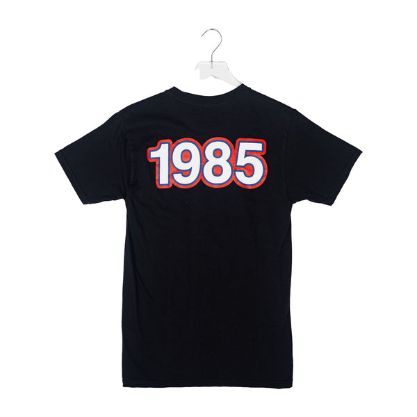 Adult Indianapolis NBA All-Star Weekend 1985 T-Shirt in Black by Mitchell and Ness - Back View
