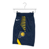Adult Indiana Pacers Icon Swingman Shorts by Nike in Blue and Gold - Side View