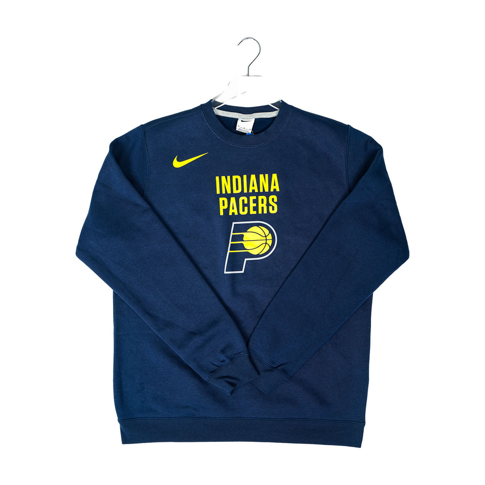 Adult Indiana Pacers Primary Logo Club Hooded Pullover Fleece Sweatshirt in  Navy by Nike