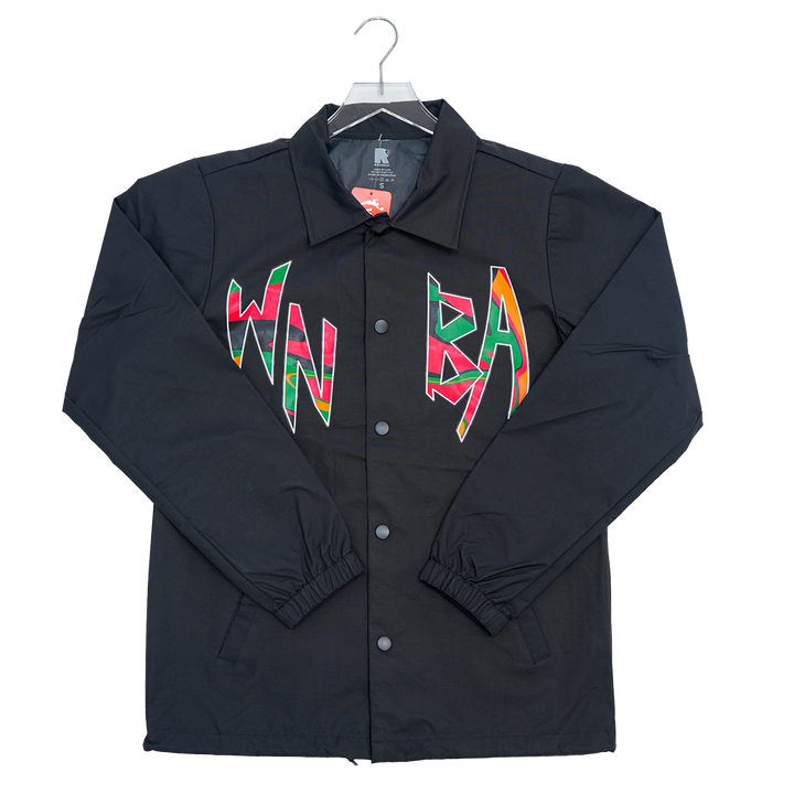 Adult Indiana Fever Juneteenth Coaches Jacket in Black by Round21