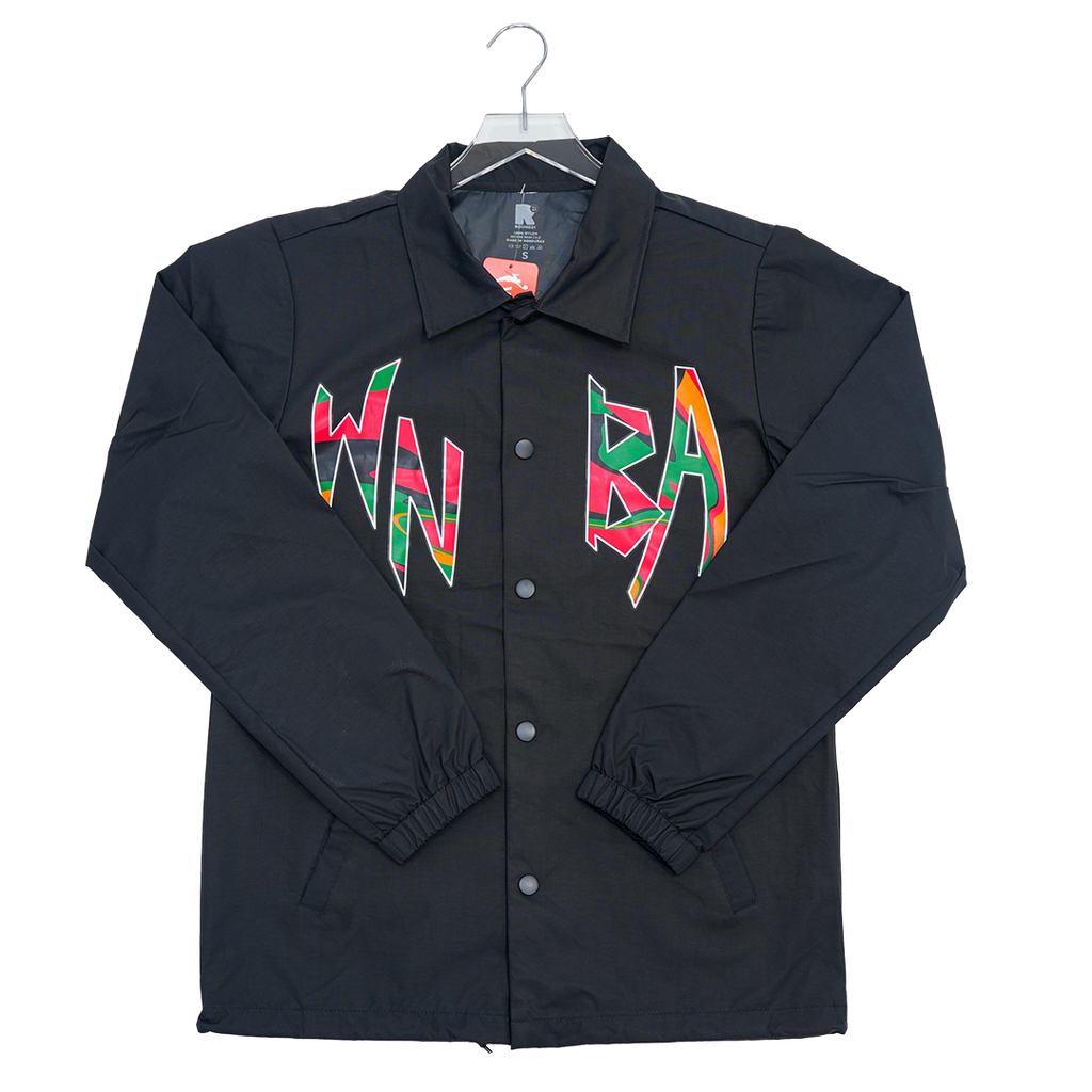 Adult Indiana Fever Juneteenth Coaches Jacket in Black by Round21