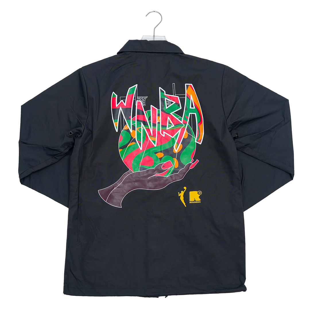 Adult Indiana Fever Juneteenth Coaches Jacket in Black by Round21