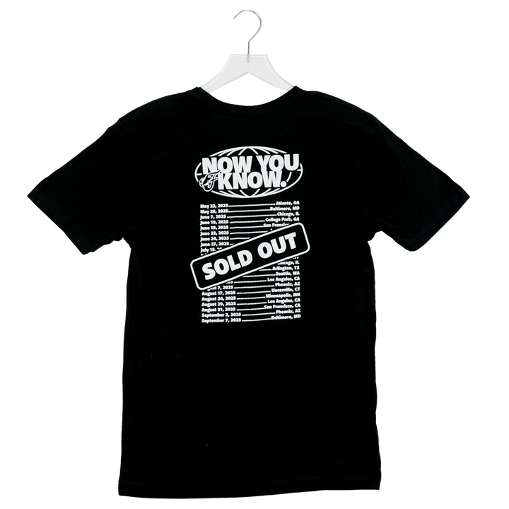 Adult Indiana Fever "SOLD OUT" Tour T-shirt in Black by Fever Team Store