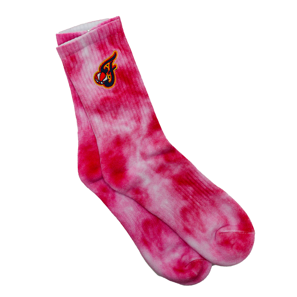 Adult Indiana Fever Tie Dye Sock in Red by Terez – Pacers Team Store