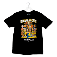 Adult Indiana Pacers 2025 NBA Finals Match Up T-shirt in White by Pacers Team Store