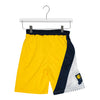 Youth Indiana Pacers Statement Swingman Shorts by Jordan in Blue, White and Gold - Back View