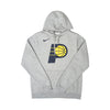 Adult Indiana Pacers Primary Logo Club Hooded Pullover Fleece Sweatshirt in Grey by Nike