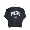 Adult Indiana Pacers Harmon Drexel Crewneck Sweatshirt in Black by Sportiqe
