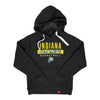 Youth Indiana Pacers Brother Hooded Sweatshirt in Black by Sportiqe