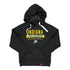Youth Indiana Pacers Brother Hooded Sweatshirt in Black by Sportiqe - Front View