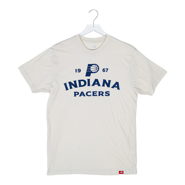Adult Indiana Pacers Smith Comfy T-shirt by Sportiqe In Grey - Front View