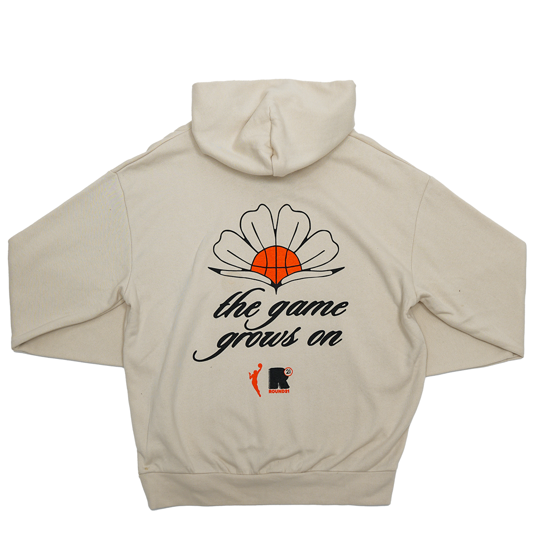Adult Indiana Fever WNBA Roots Hooded Sweatshirt in Natural by Round21