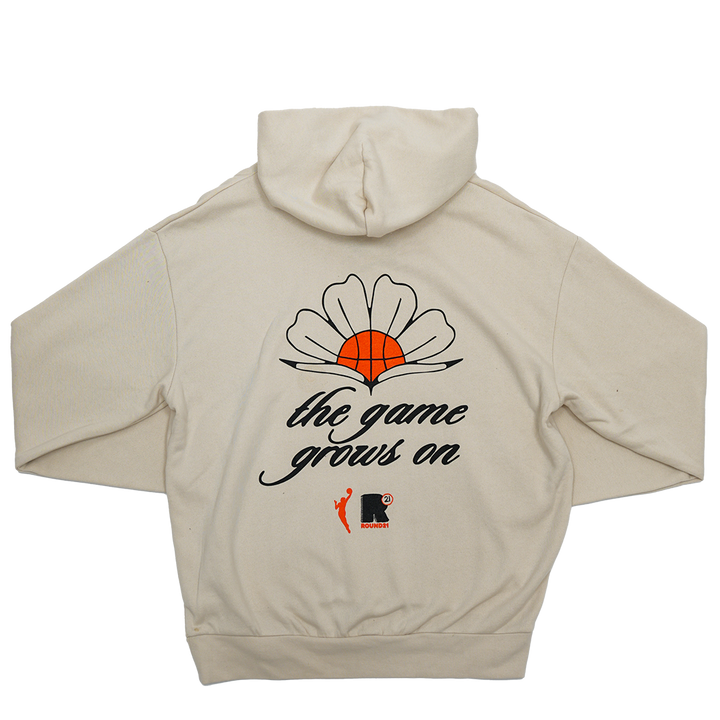 Adult Indiana Fever WNBA Roots Hooded Sweatshirt in Natural by Round21