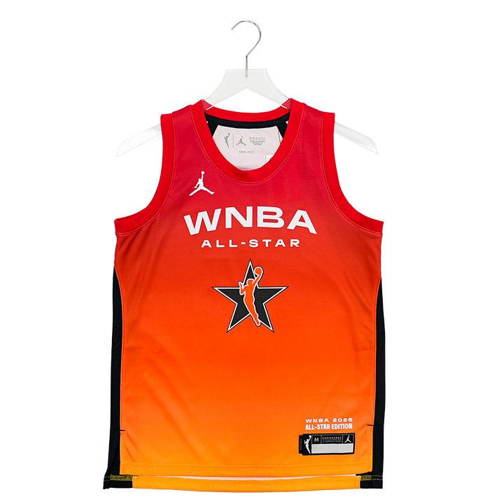 Youth Indiana Fever #7 Aliyah Boston 2025 WNBA All-Star Game Jersey in Orange by Jordan Brand