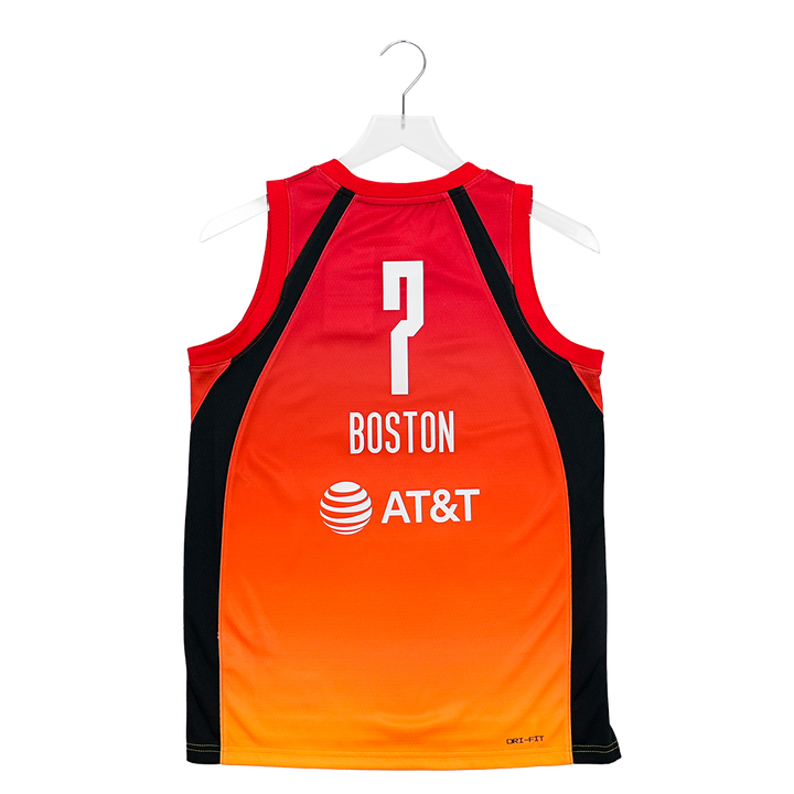 Youth Indiana Fever #7 Aliyah Boston 2025 WNBA All-Star Game Jersey in Orange by Jordan Brand