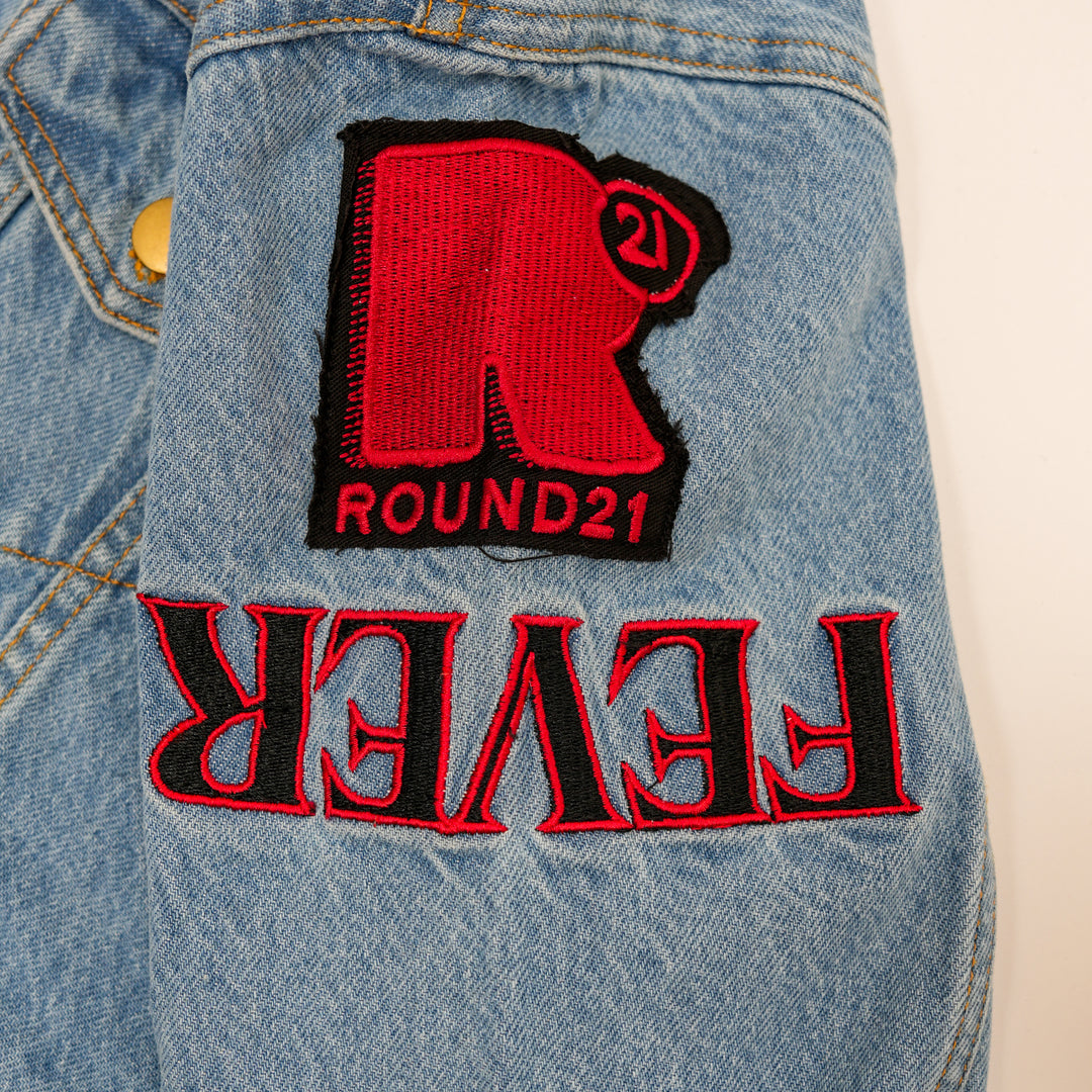 Adult Indiana Fever Stranger Things Demoregame Denim Jacket in Denim by Round21