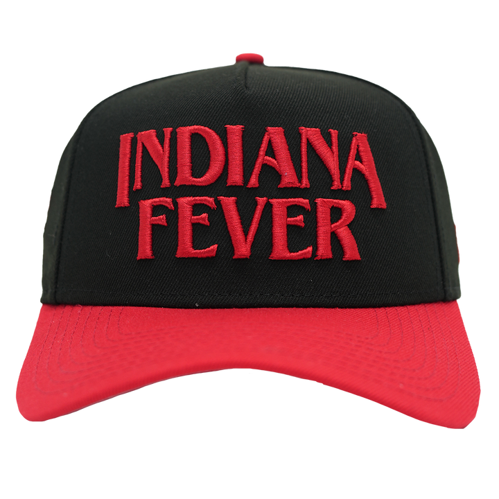 Adult Indiana Fever Stranger Things Two-Tone 9Forty Hat in Black by New Era