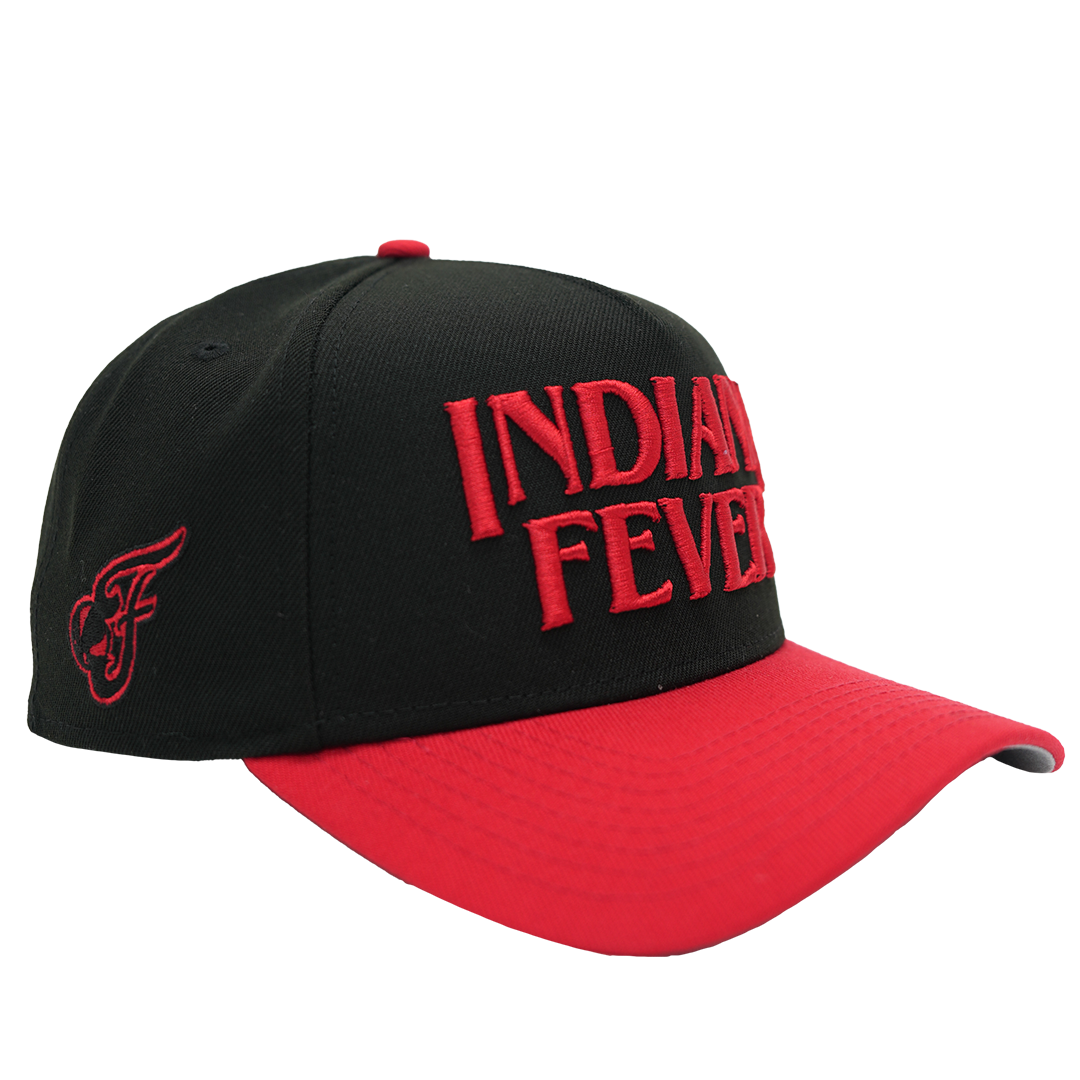Adult Indiana Fever Stranger Things Two-Tone 9Forty Hat in Black by New Era