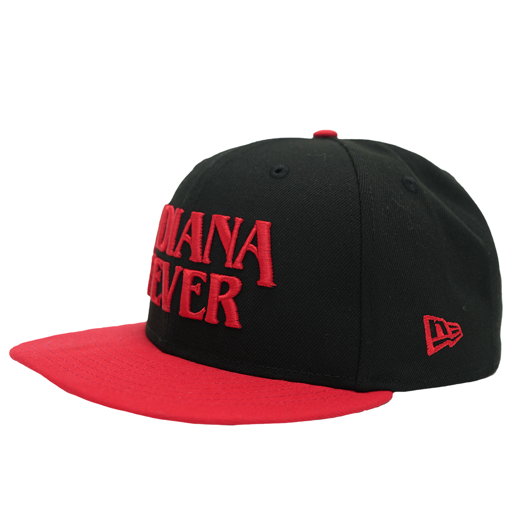 Adult Indiana Fever Stranger Things Two-Tone 9Fifty Hat in Black by New Era