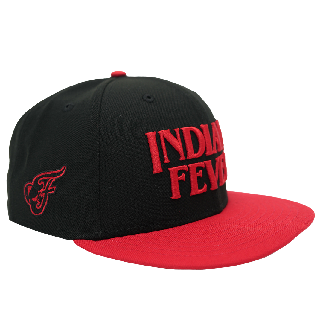 Adult Indiana Fever Stranger Things Two-Tone 9Fifty Hat in Black by New Era