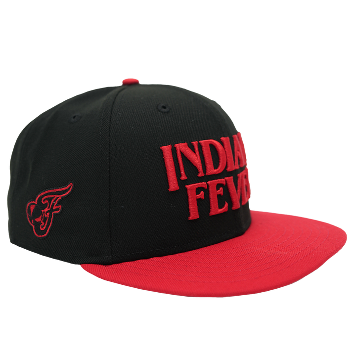 Adult Indiana Fever Stranger Things Two-Tone 9Fifty Hat in Black by New Era