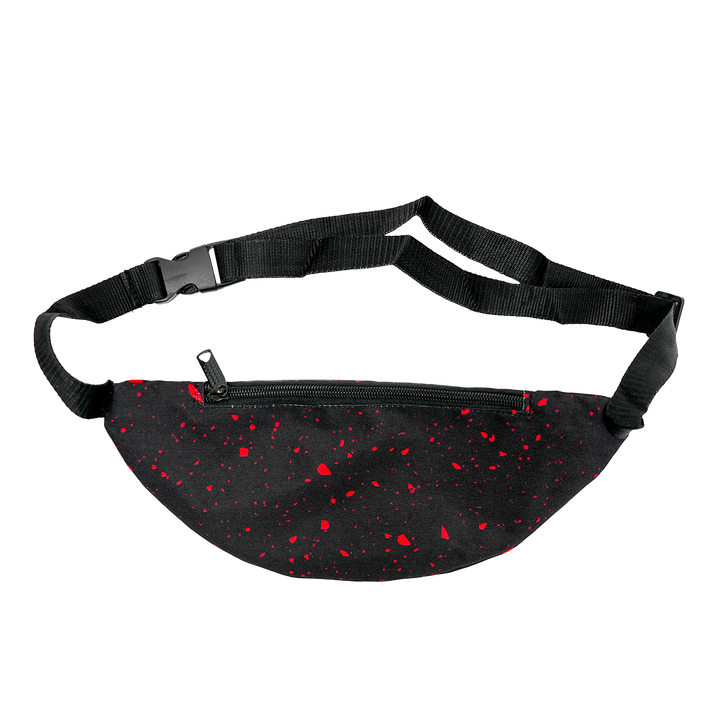 Indiana Fever Stranger Things Splatter Fanny Pack in Black by Round21