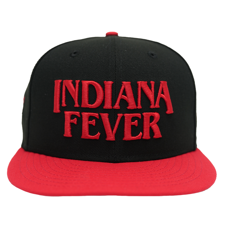 Adult Indiana Fever Stranger Things Two-Tone 9Fifty Hat in Black by New Era