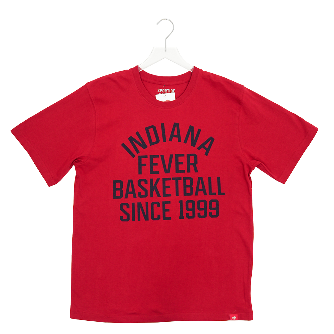 Adult Indiana Fever Hallock T-Shirt in Red by Sportiqe