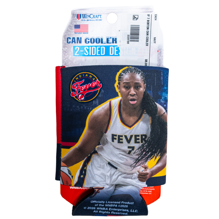 Indiana Fever #7 Aliyah Boston Can Cooler Koozie in Navy by Wincraft