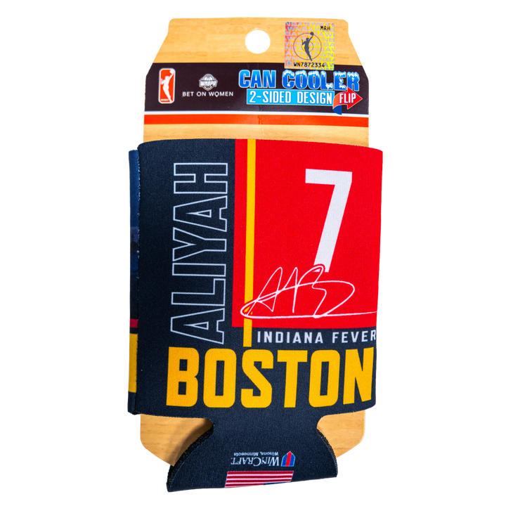 Indiana Fever #7 Aliyah Boston Can Cooler Koozie in Navy by Wincraft