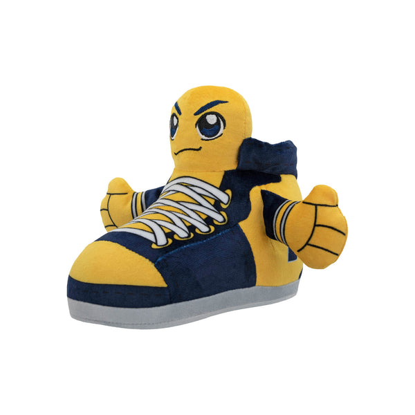Indiana Pacers 6in Sneaker Plushie in Navy by Bleacher Creature - Angled Left Side View