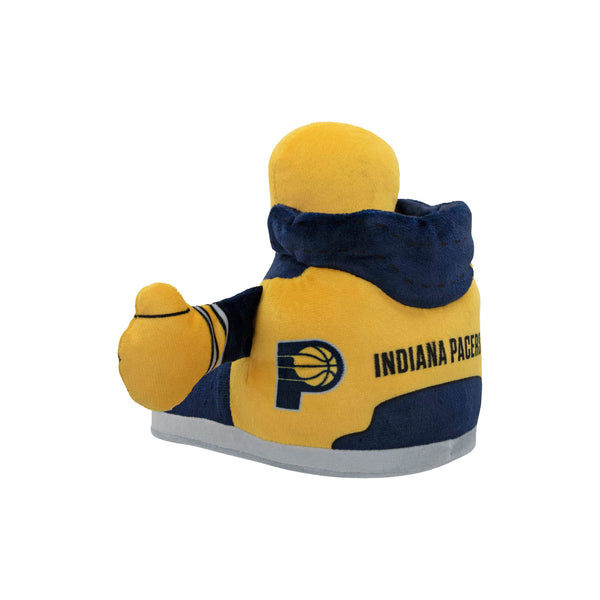 Indiana Pacers 6in Sneaker Plushie in Navy by Bleacher Creature - Angled Rear Left Side View