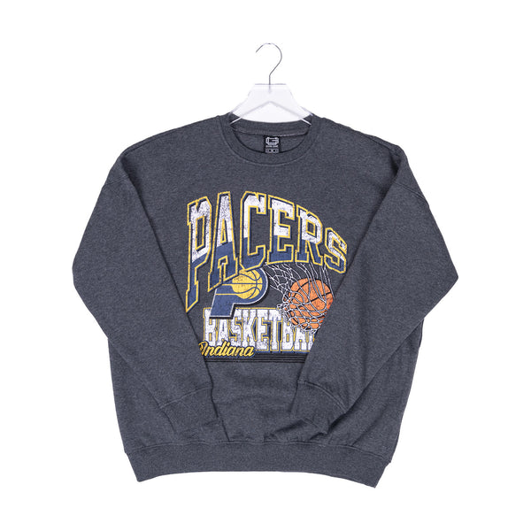 Adult Indiana Pacers Jetstream Crewneck Sweatshirt by Item Of The Game - Front View