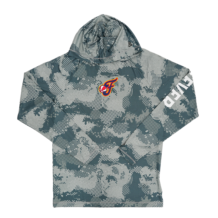 Adult Indiana Fever Lightweight Hooded Pullover in Camo by New Era