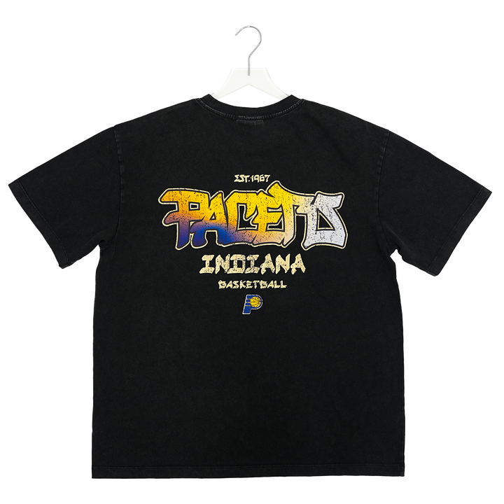 Women's Indiana Pacers Jersey Knit T-shirt in Black by Wild Collective