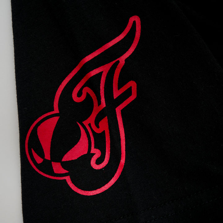 Adult Indiana Fever Stranger Things Club T-shirt in Black by Fever Team Store