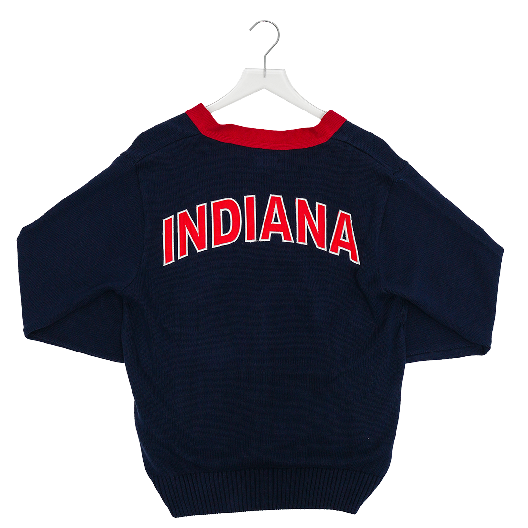 Adult Indiana Fever 3 Button Cardigan in Navy by FISLL