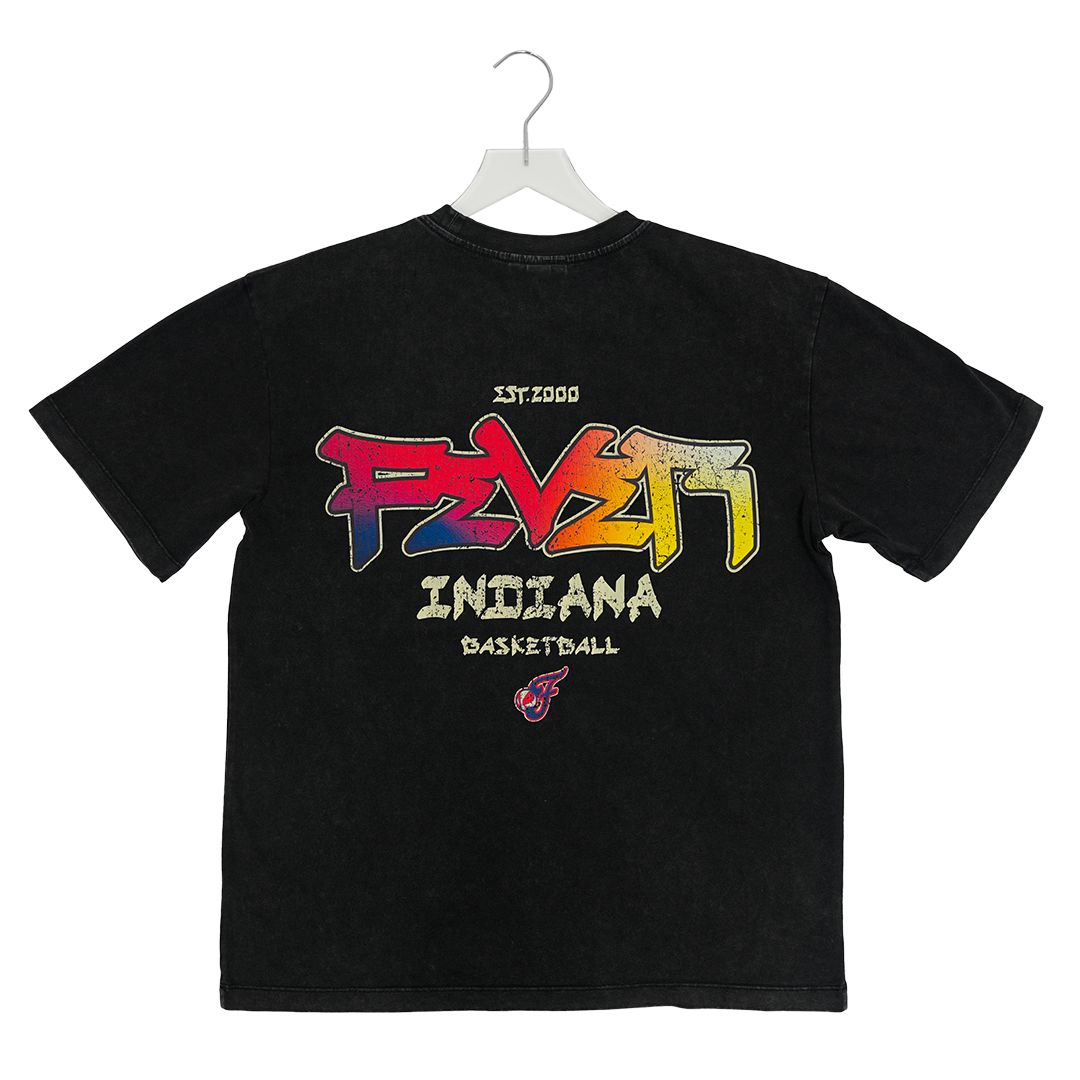 Adult Indiana Fever Jersey Knit T-Shirt in Black by Wild Collective
