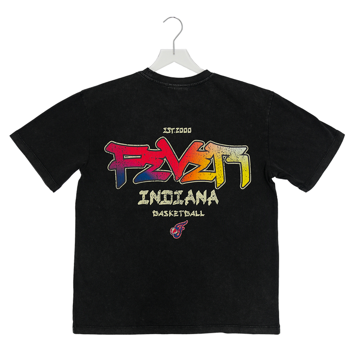 Adult Indiana Fever Jersey Knit T-Shirt in Black by Wild Collective