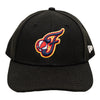 Youth Indiana Fever Primary Logo 9Forty Hat by New Era In Black - Front View