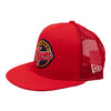 Youth Indiana Fever 9FIFTY Trucker Hat in Red by New Era