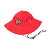 Adult Indiana Fever Primary Logo Bucket Hat in Red by New Era - Front View