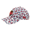 Adult Indiana Fever Active Print 9Twenty Hat in White by New Era - Angled Left Side View