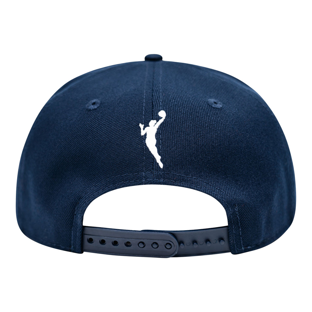 Adult Indiana Fever Primary Logo 9Forty Hat in Navy by New Era - Back View