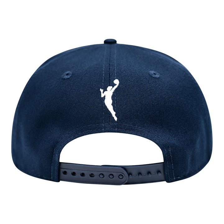 Adult Indiana Fever Primary Logo 9Forty Hat in Navy by New Era - Back View