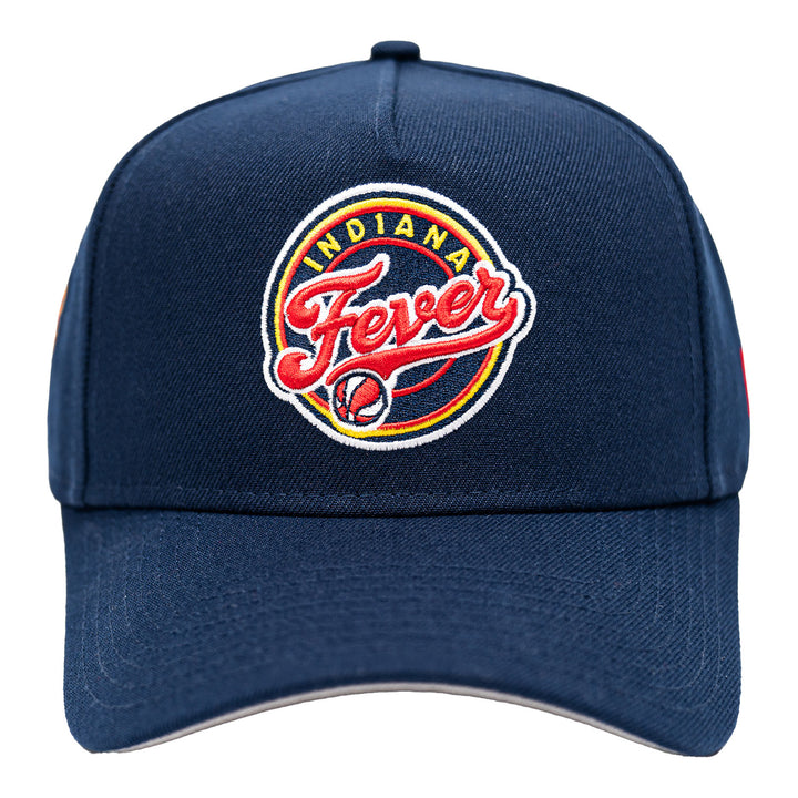 Adult Indiana Fever Primary Logo 9Forty Hat in Navy by New Era - Front View