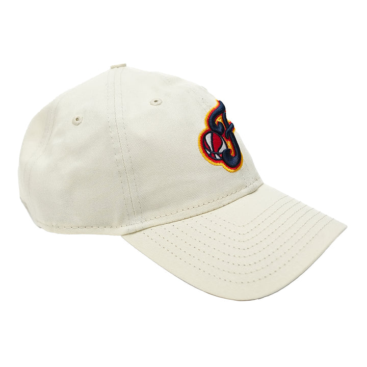 Adult Indiana Fever Secondary Logo 9Twenty Hat in Natural by New Era - Right Side View